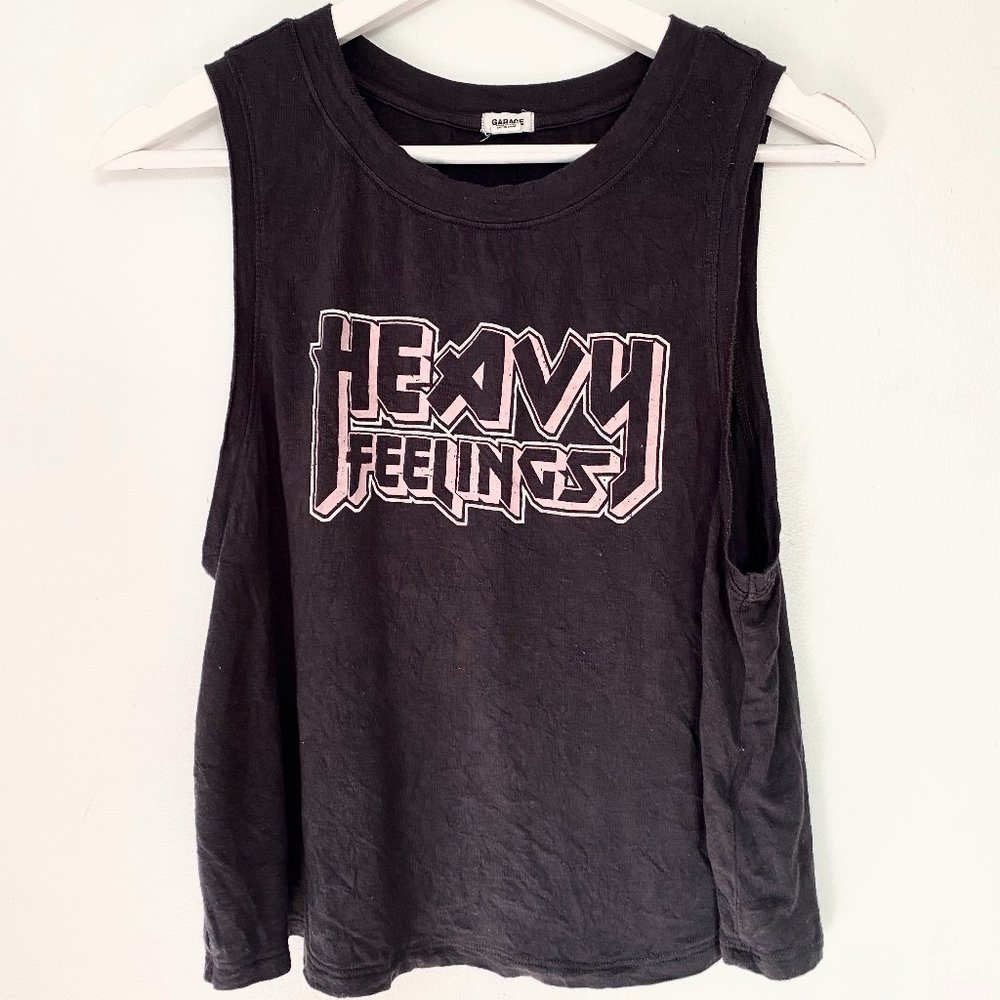 Garage 'Heavy Feelings' Flowy Tank Top